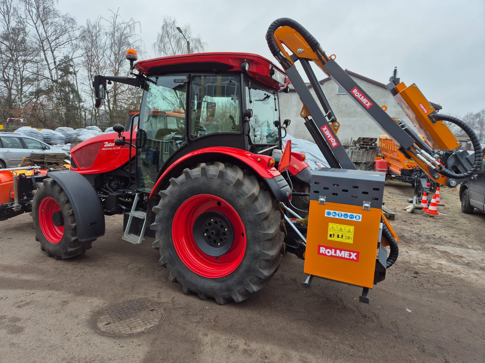 Стрілова косарка ROLMEX KR-600 з головою GH120, передана Повітовому управлінню доріг у Колі
